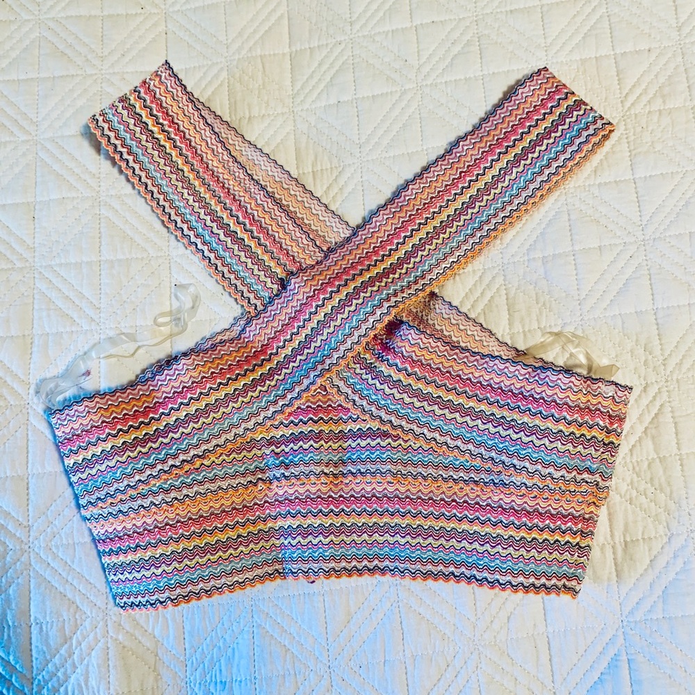 ASOS bandage bikini top